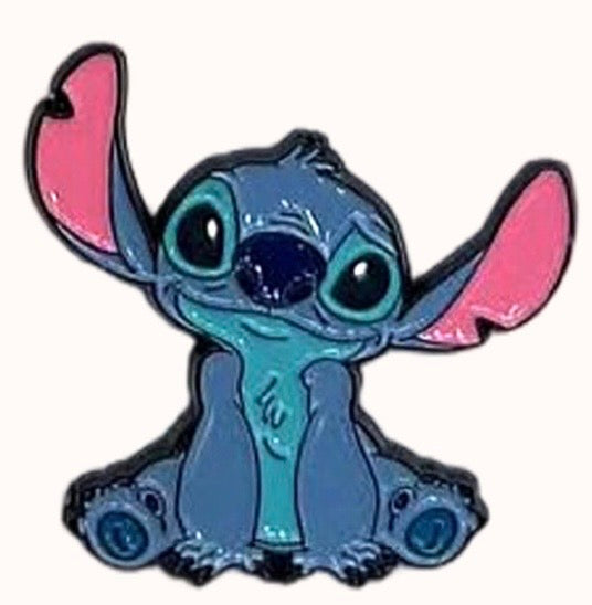 Stitch smiling