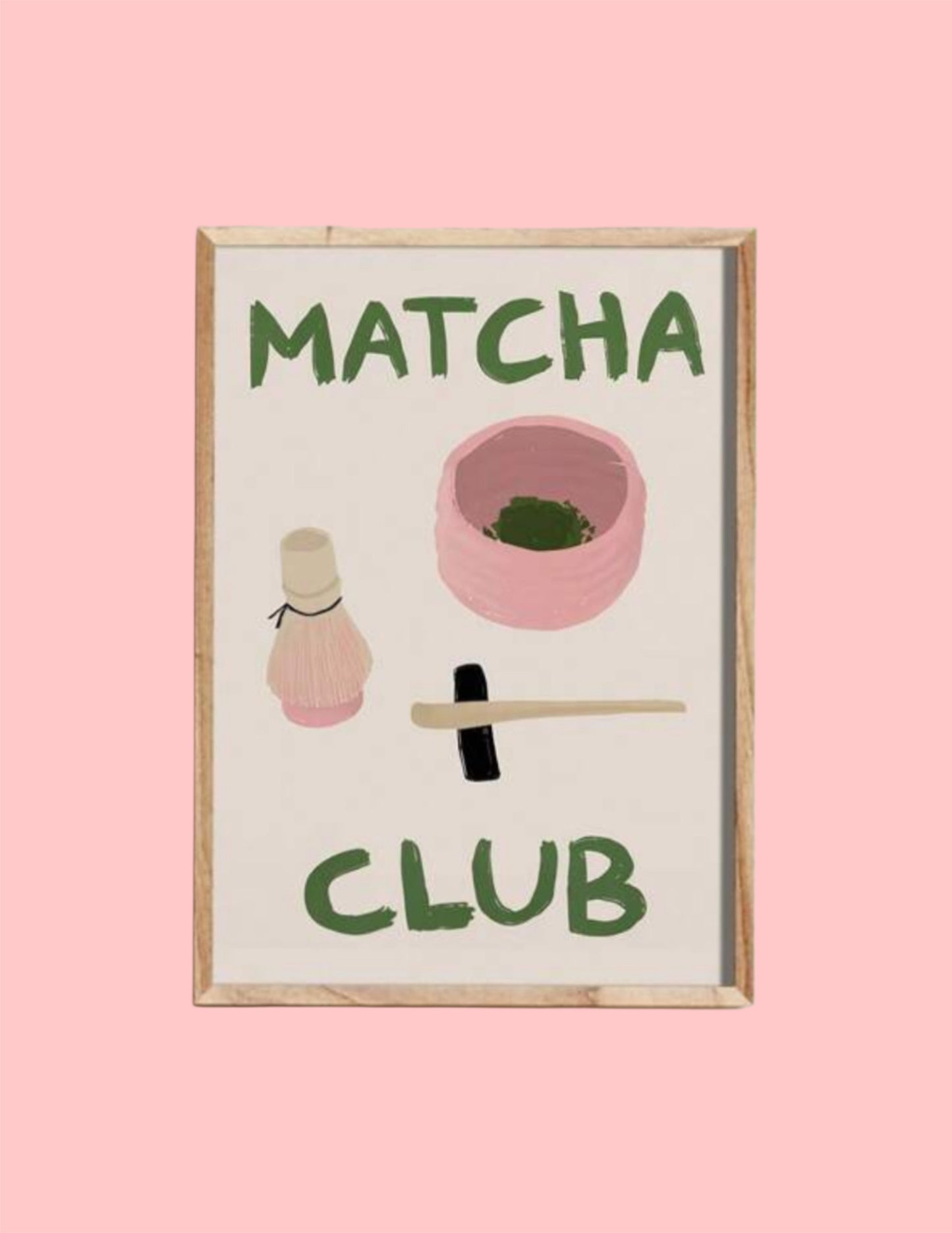 MATCHA CLUB POSTER