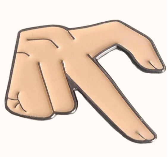 Left heart half finger
